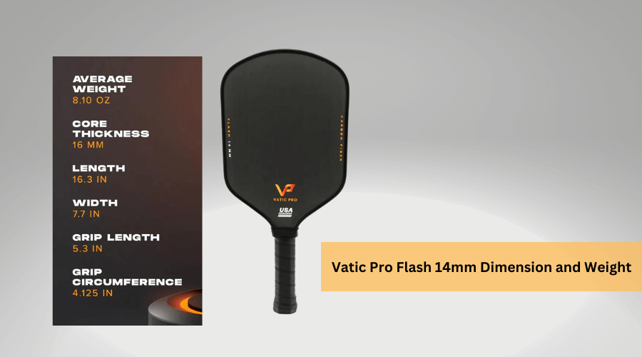 Vatic Pro Flash 14mm Pickleball Paddle Review